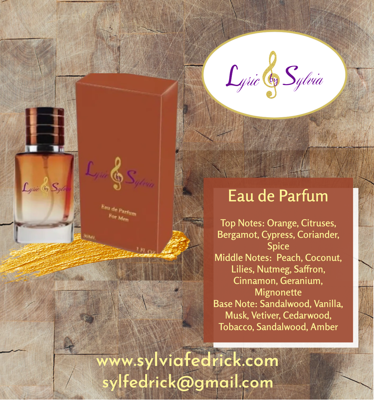 Lyric by Sylvia Men's Fragrance